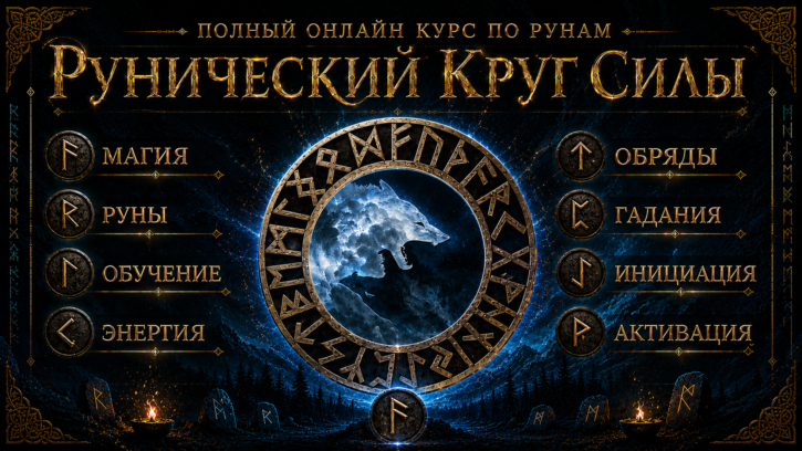 Обучающий курс по рунам Онлайн Дистанционный